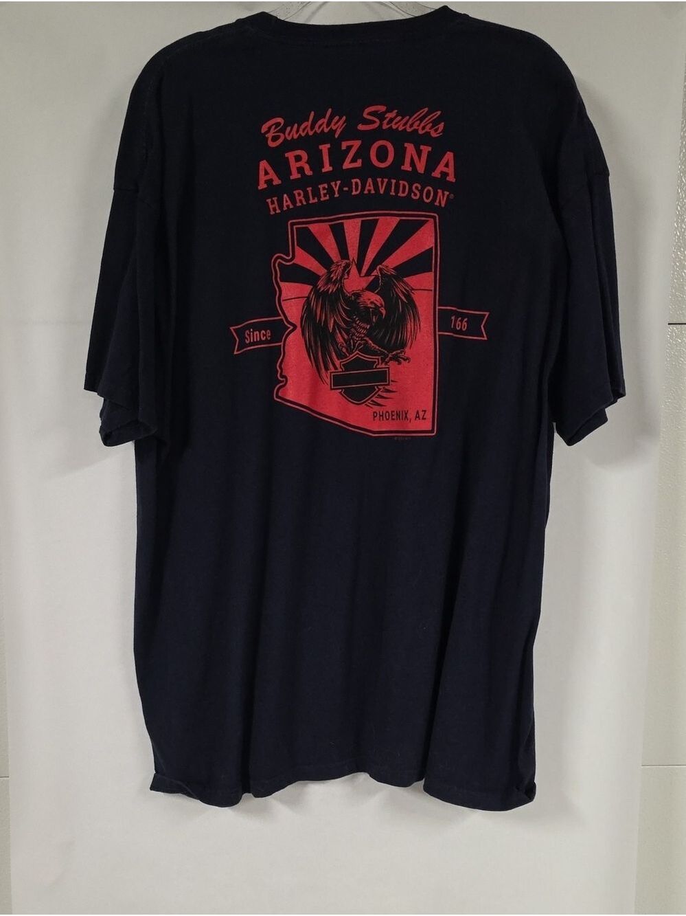 Harley-Davidson Buddy Stubbs Phoenix Arizona Pocketed Blue T-Shirt, Size 3XLT